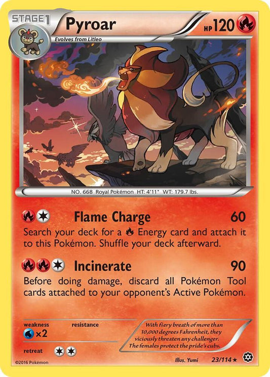 Pokemon Pyroar 23/114 Steam Siege