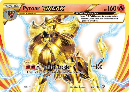 Pokemon Pyroar BREAK 24/114 Steam Siege