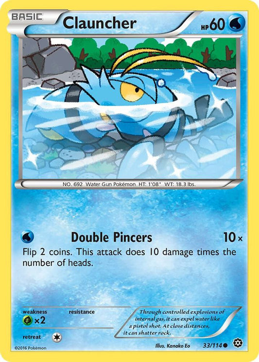 Pokemon Clauncher 33/114 Steam Siege