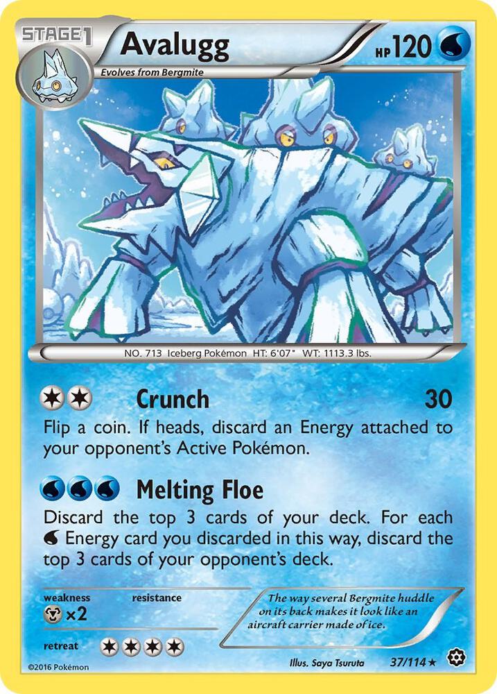 Pokemon Avalugg 37/114 Steam Siege