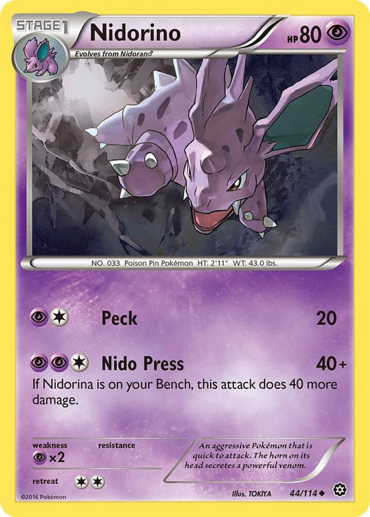 Pokemon Nidorino 44/114 Steam Siege