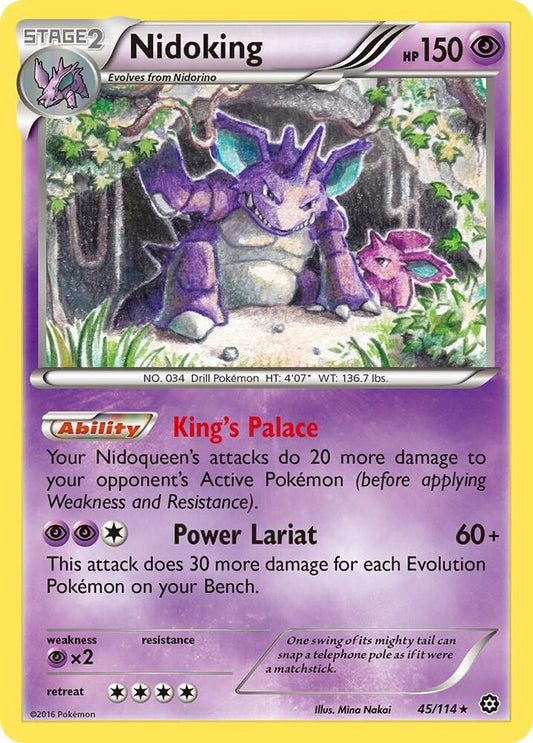 Pokemon Nidoking 45/114 Steam Siege