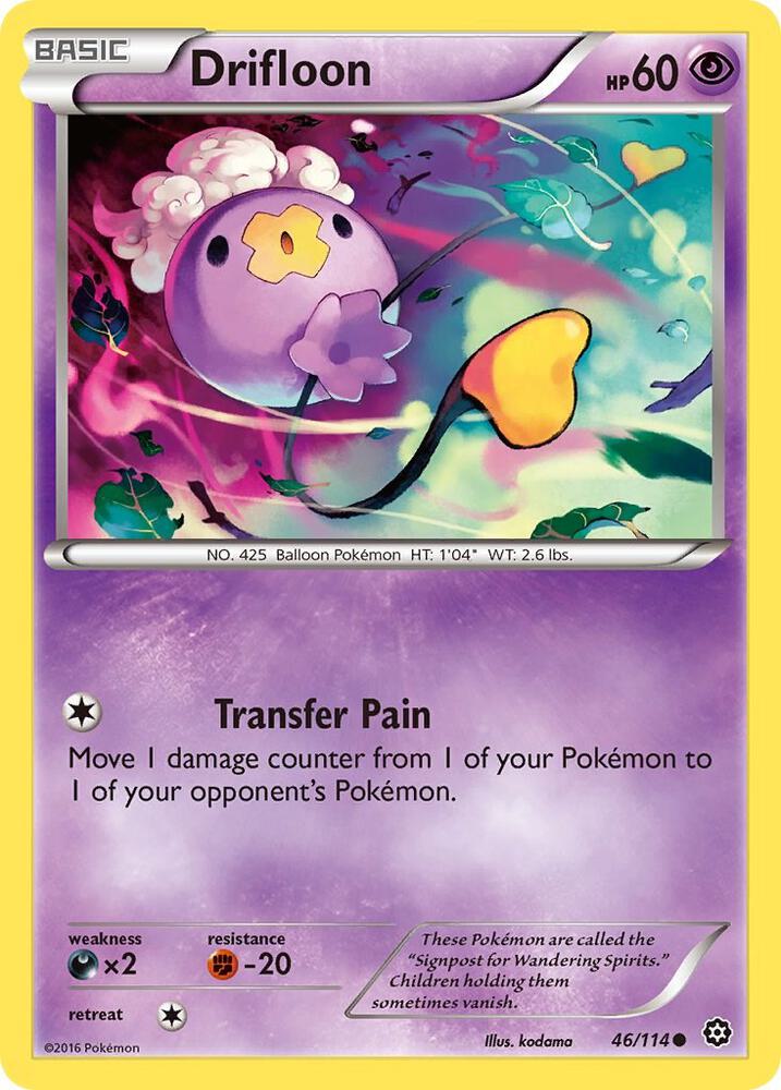 Pokemon Drifloon 46/114 Steam Siege