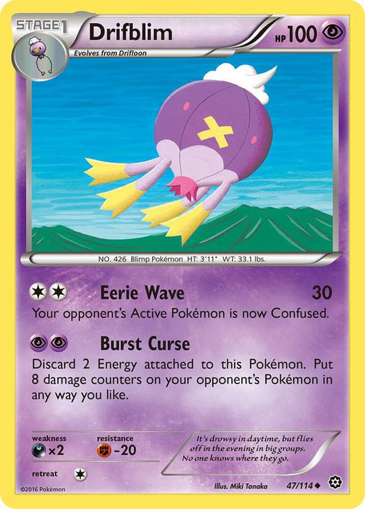 Pokemon Drifblim 47/114 Steam Siege