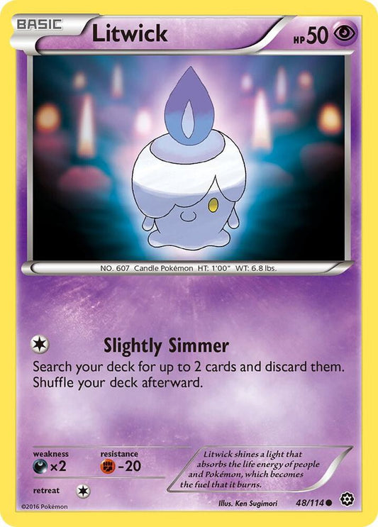 Pokemon Litwick 48/114 Steam Siege