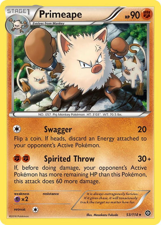 Pokemon Primeape 53/114 Steam Siege