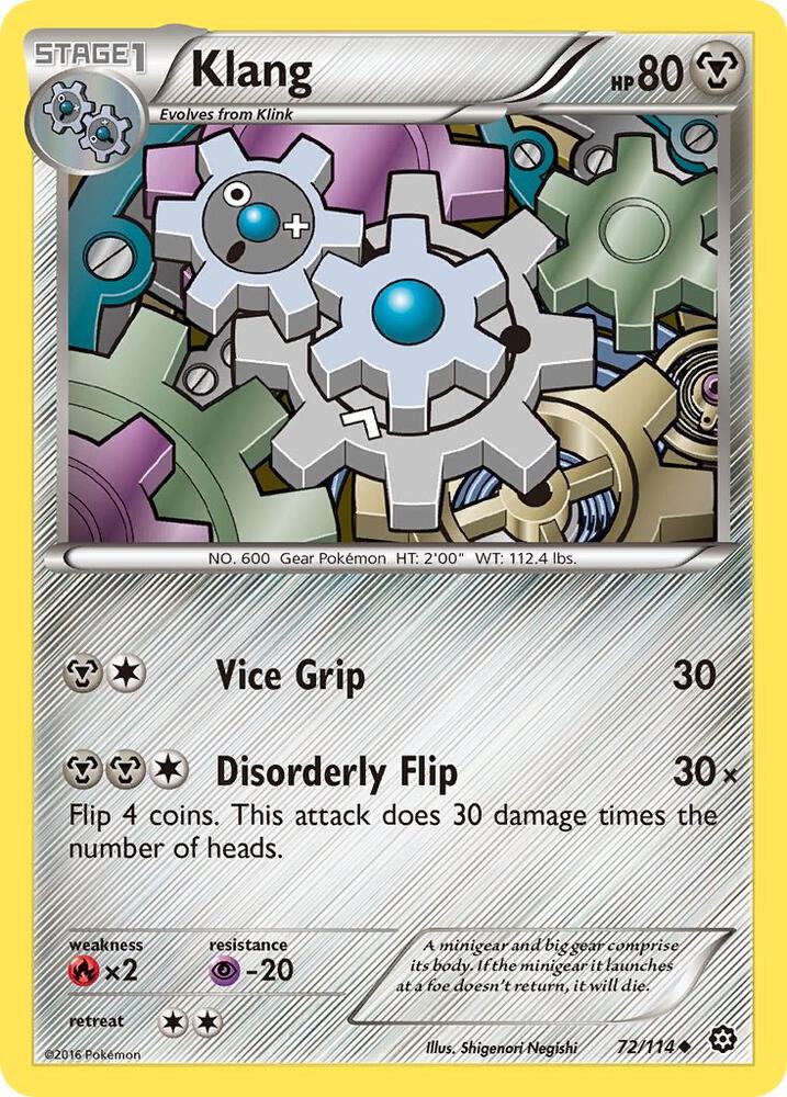 Pokemon Klang 72/114 Steam Siege