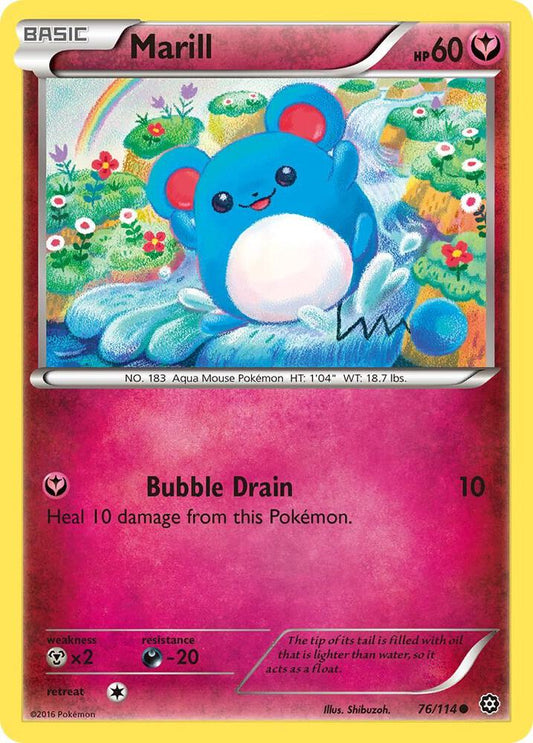 Pokemon Marill 76/114 Steam Siege