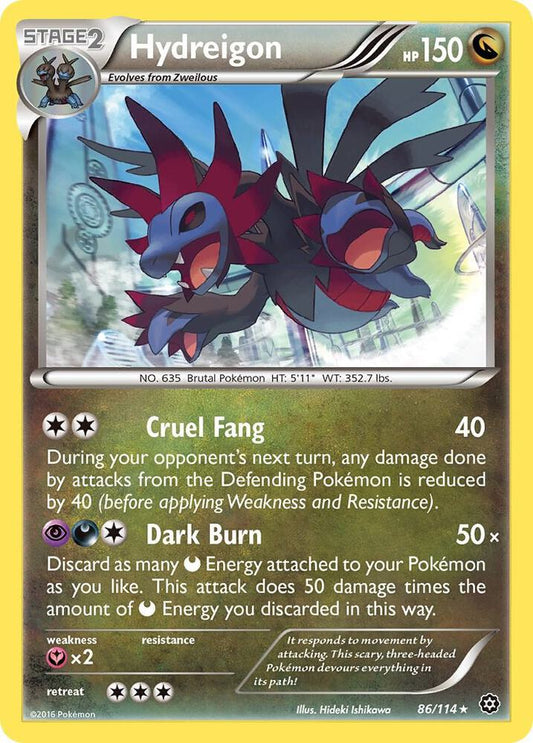 Pokemon Hydreigon 86/114 Steam Siege