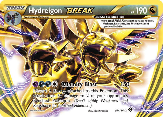 Pokemon Hydreigon BREAK 87/114 Steam Siege