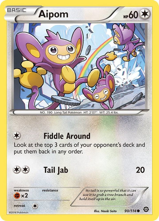 Pokemon Aipom 90/114 Steam Siege