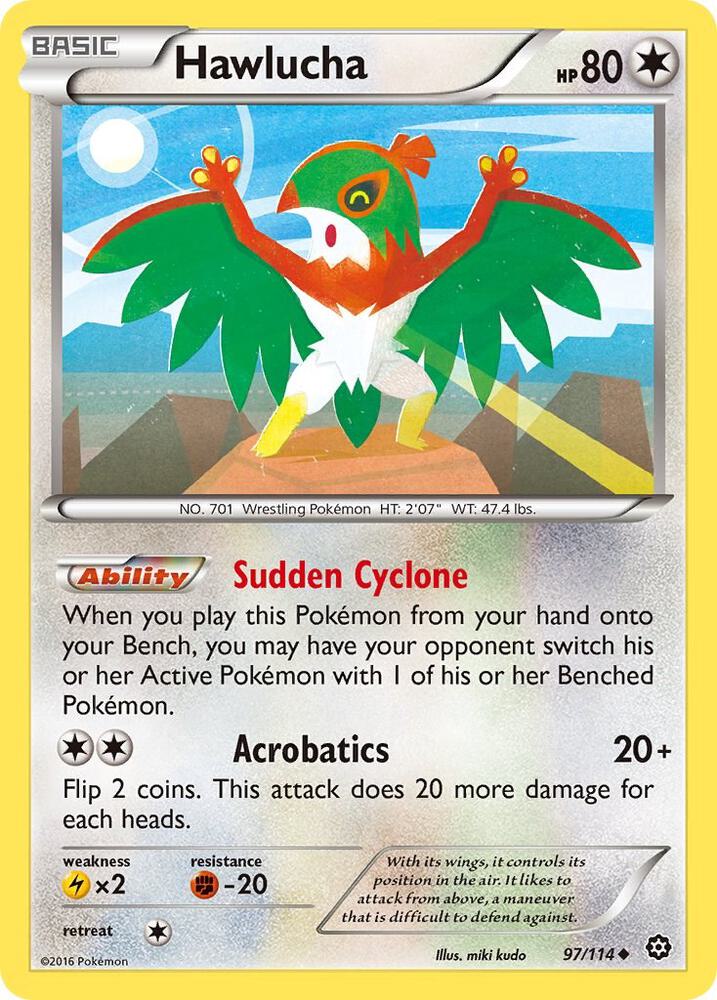 Pokemon Hawlucha 97/114 Steam Siege