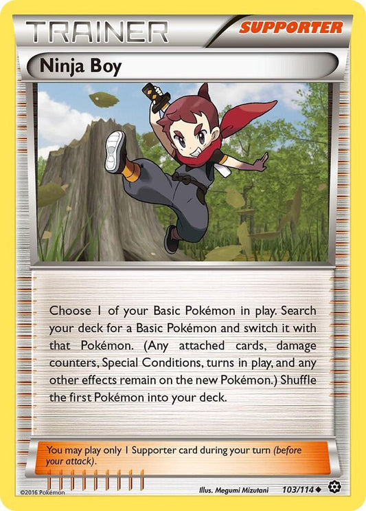 Pokemon Ninja Boy 103/114 Steam Siege