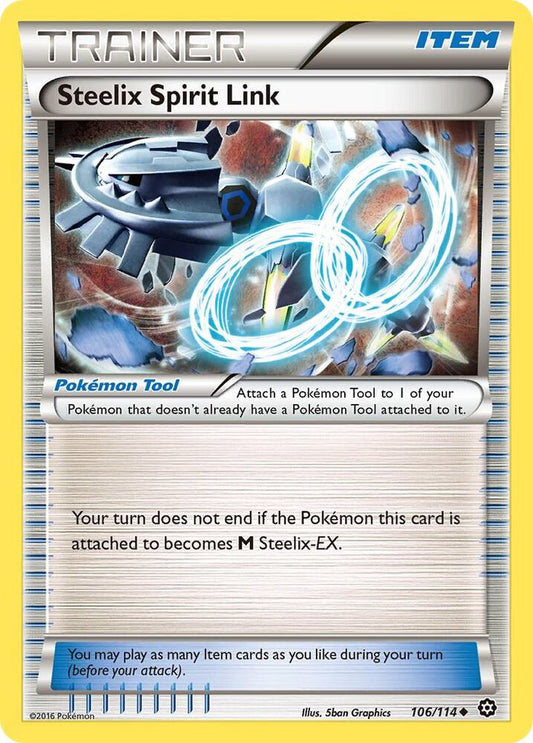 Pokemon Steelix Spirit Link 106/114 Steam Siege
