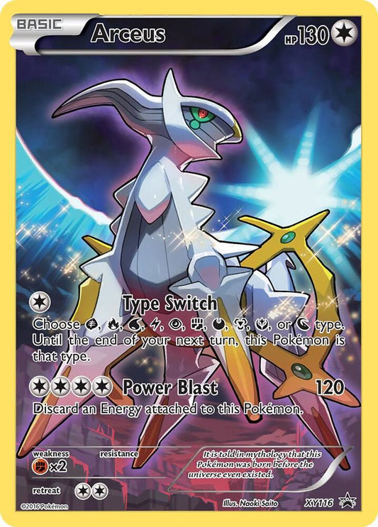 Pokemon Arceus XY116 XY Black Star Promos