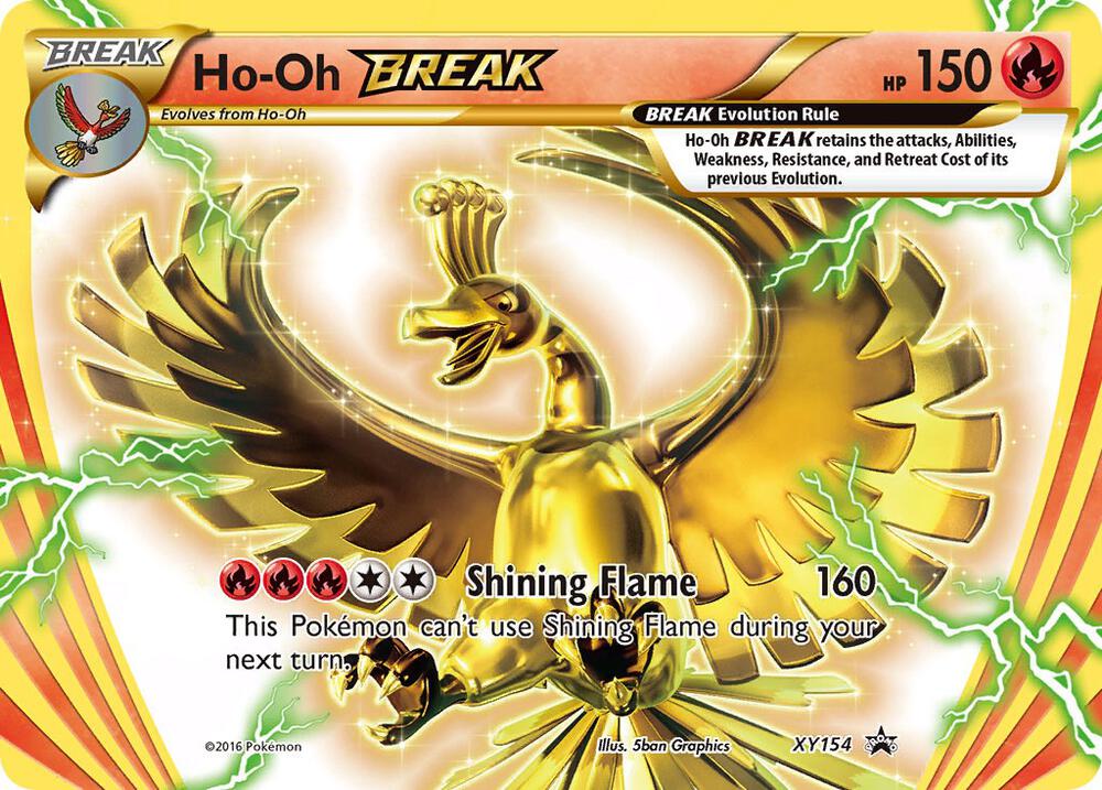 Pokemon Ho-Oh BREAK XY154 XY Black Star Promos