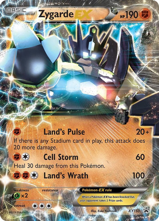 Pokemon Zygarde EX XY151 XY Black Star Promos