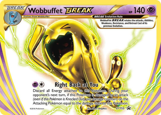 Pokemon Wobbuffet BREAK XY155 XY Black Star Promos