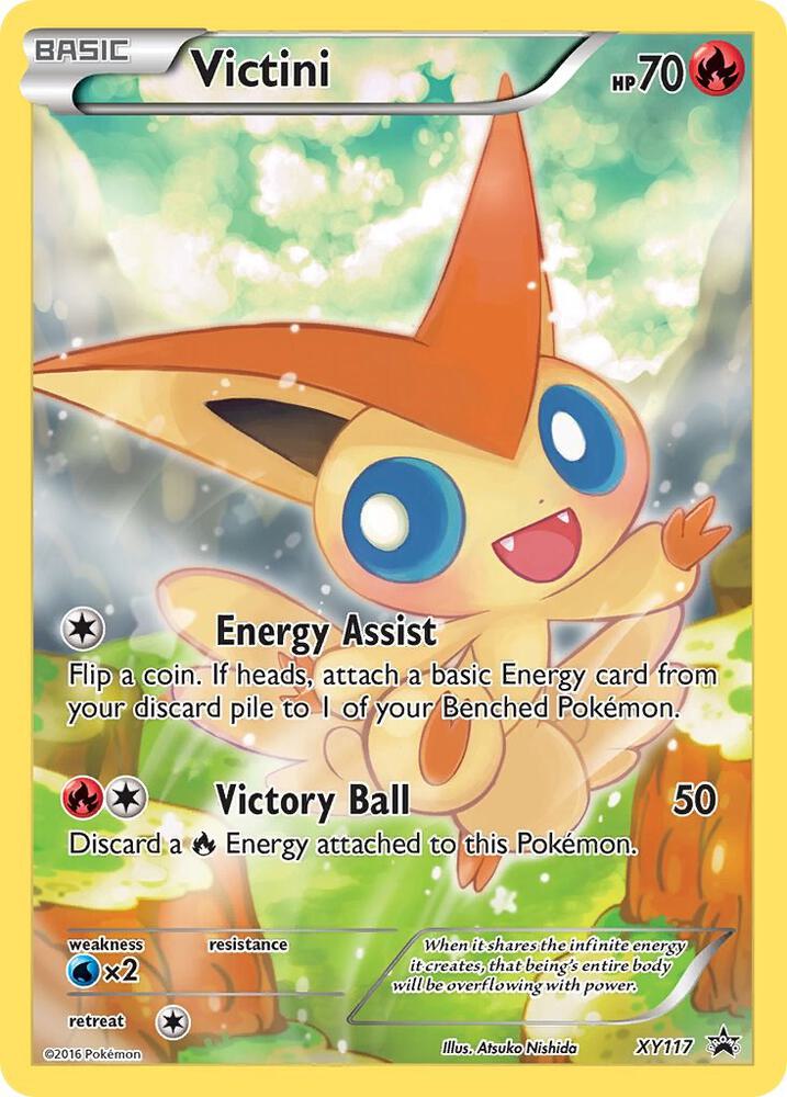 Pokemon Victini XY117 XY Black Star Promos