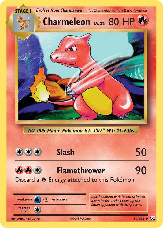 Pokemon Charmeleon 10/108 Evolutions