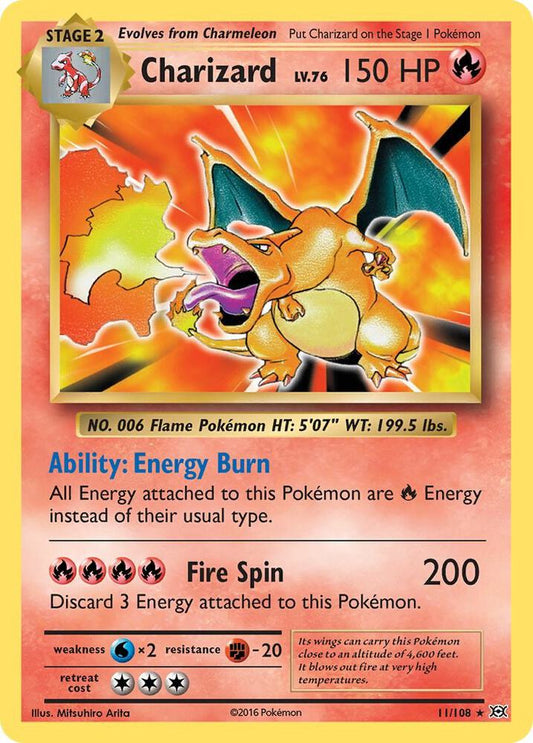 Pokemon Charizard 11/108 Evolutions