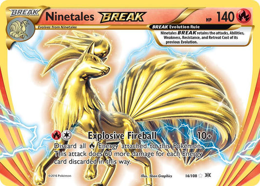 Pokemon Ninetales BREAK 16/108 Evolutions