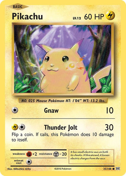 Pokemon Pikachu 35/108 Evolutions