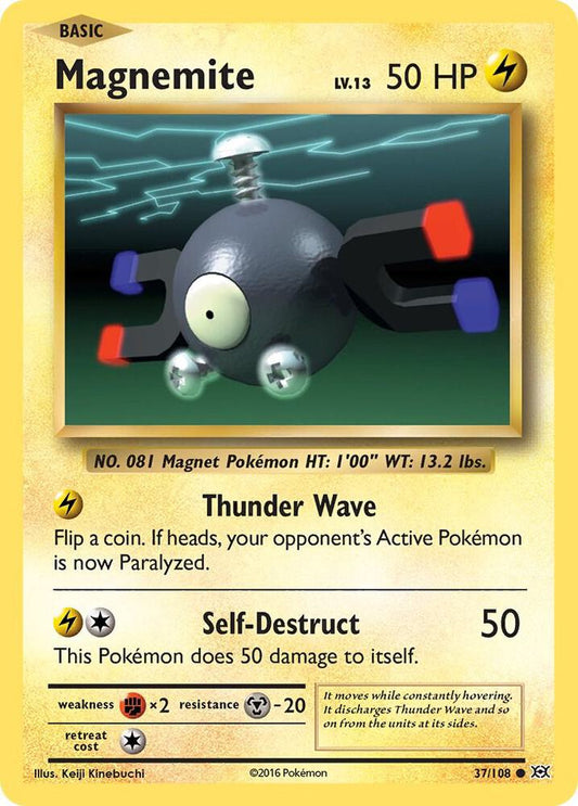 Pokemon Magnemite 37/108 Evolutions