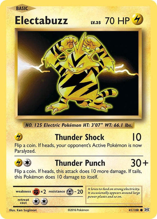 Pokemon Electabuzz 41/108 Evolutions