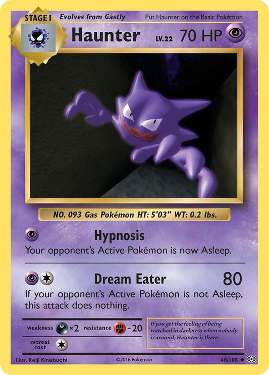 Pokemon Haunter 48/108 Evolutions