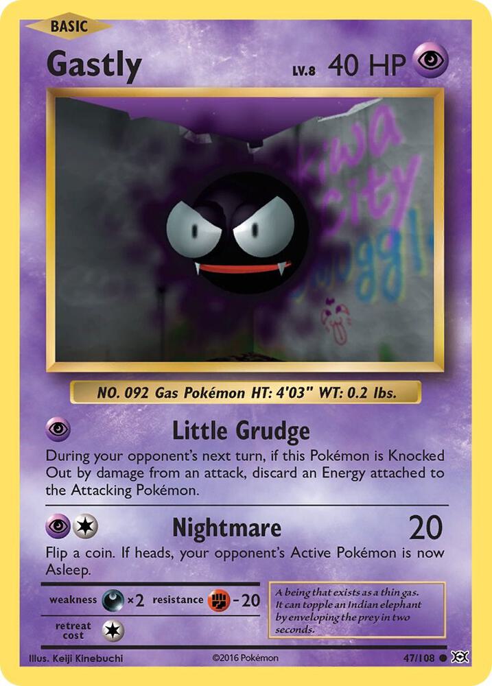 Pokemon Gastly 47/108 Evolutions