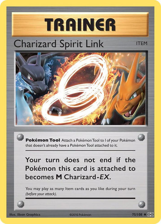 Pokemon Charizard Spirit Link 75/108 Evolutions