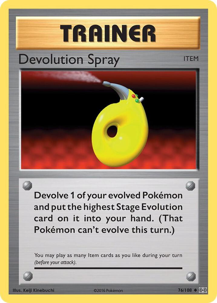 Pokemon Devolution Spray 76/108 Evolutions