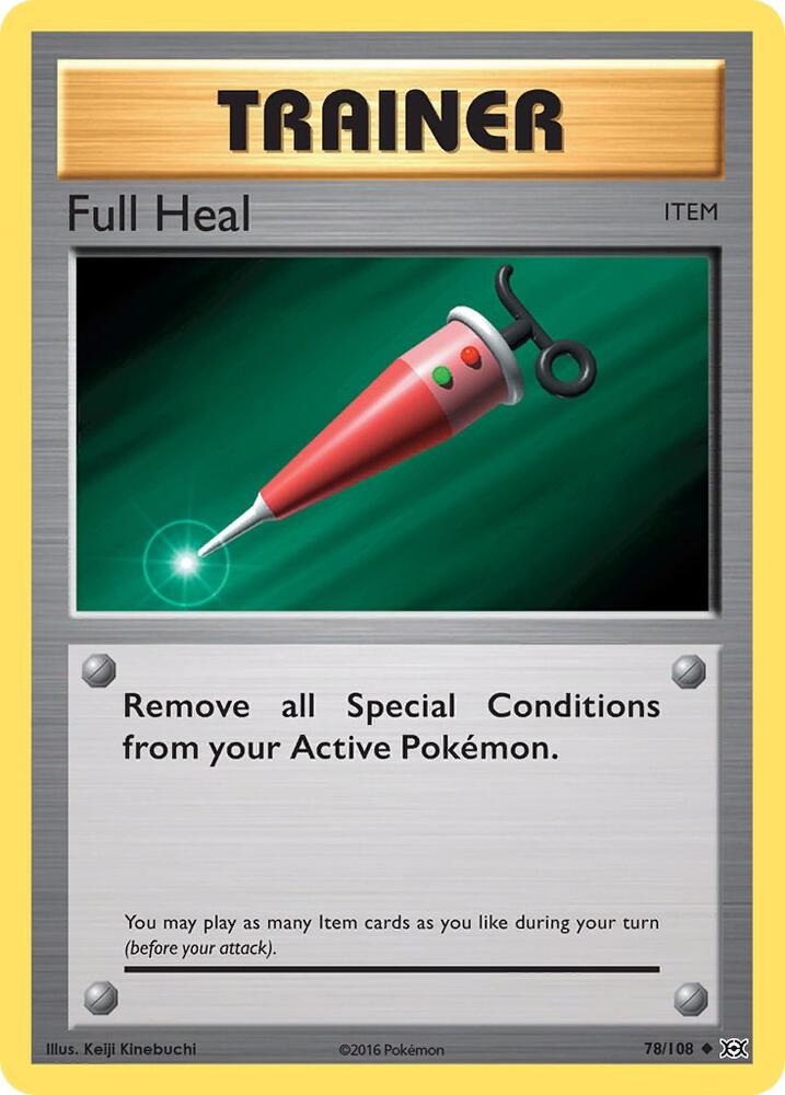 Pokemon Full Heal 78/108 Evolutions