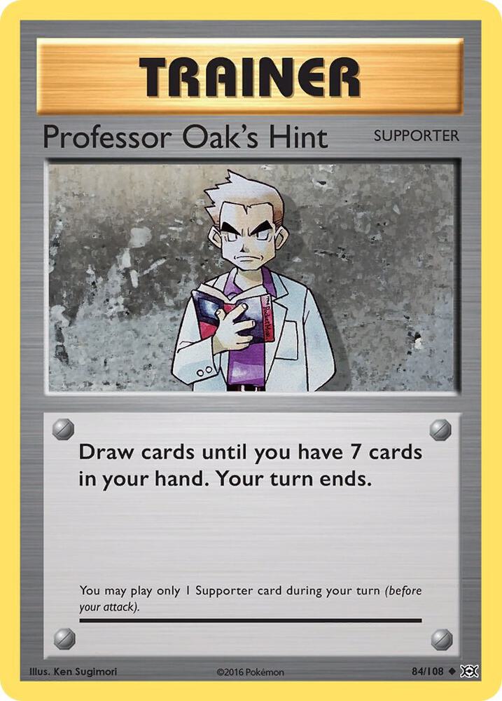 Pokemon Professor Oak's Hint 84/108 Evolutions