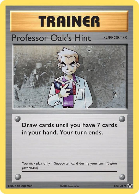 Pokemon Professor Oak's Hint 84/108 Evolutions