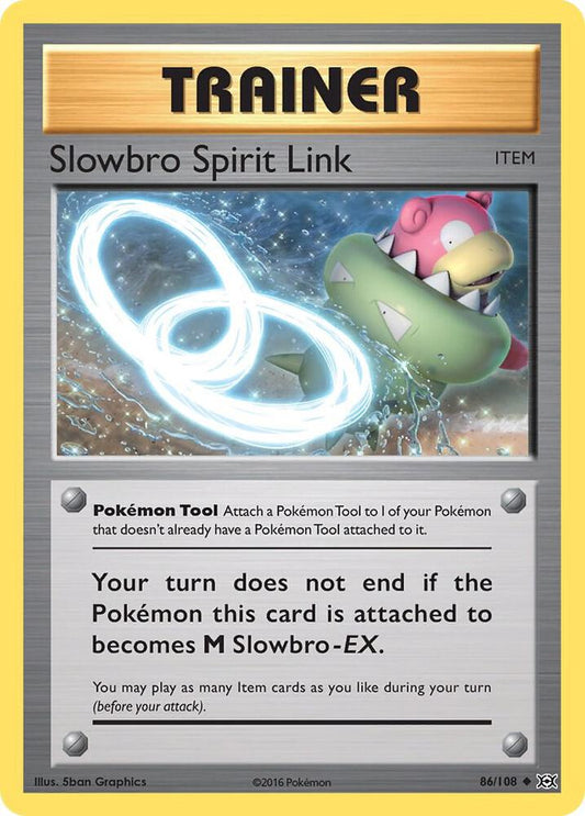Pokemon Slowbro Spirit Link 86/108 Evolutions
