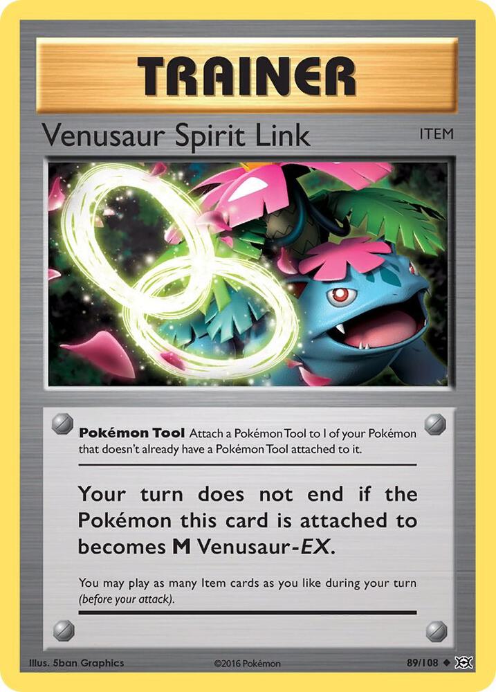 Pokemon Venusaur Spirit Link 89/108 Evolutions