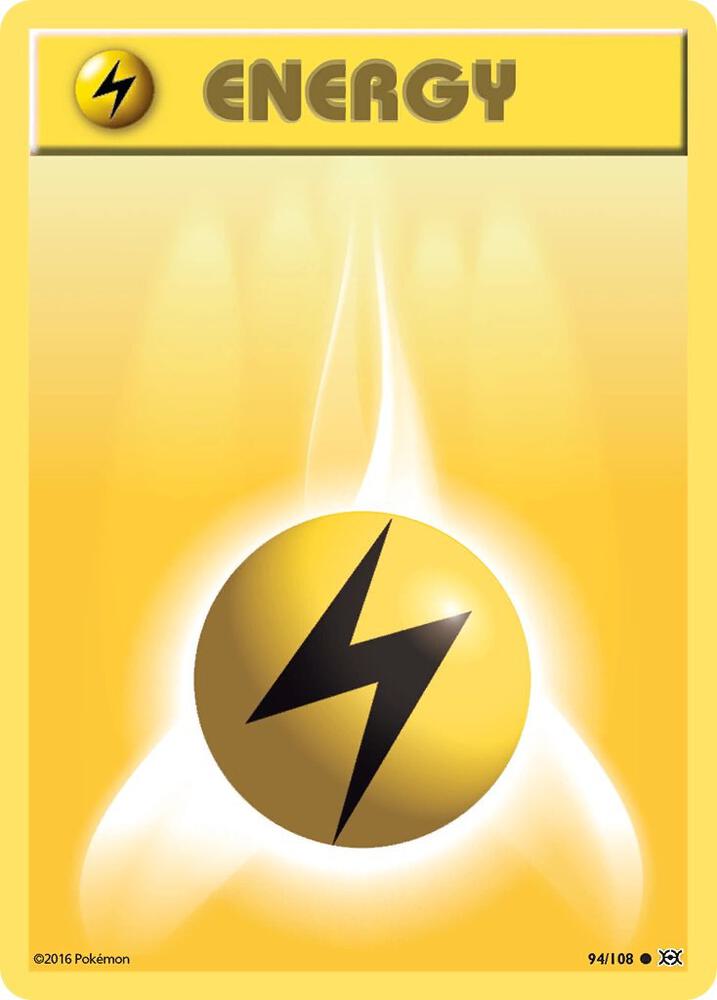 Pokemon Lightning Energy 94/108 Evolutions