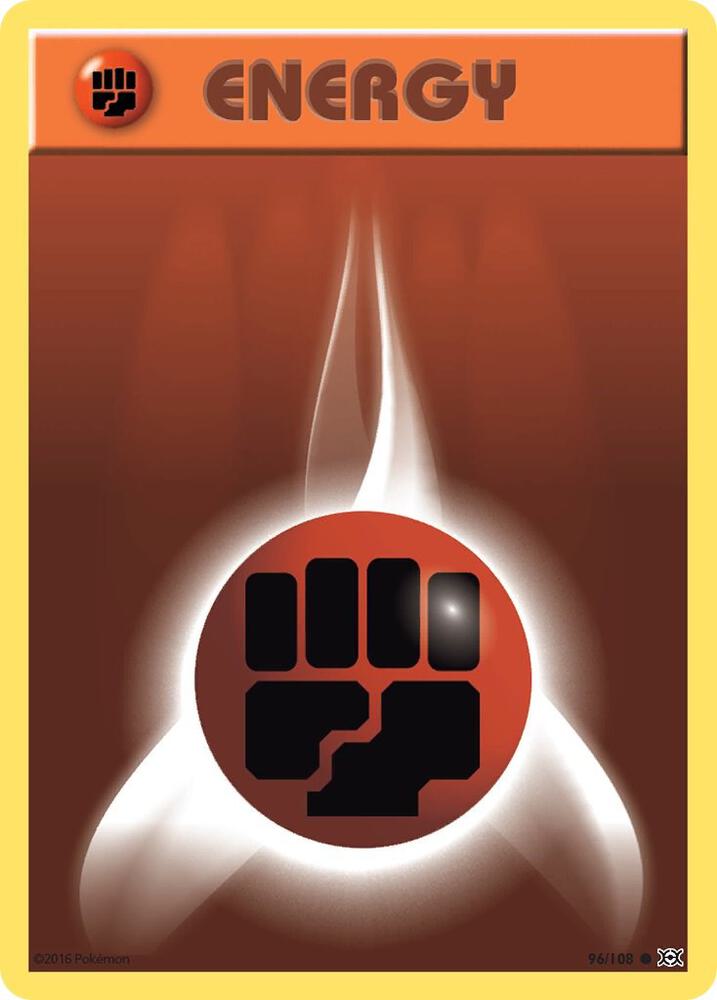 Pokemon Fighting Energy 96/108 Evolutions