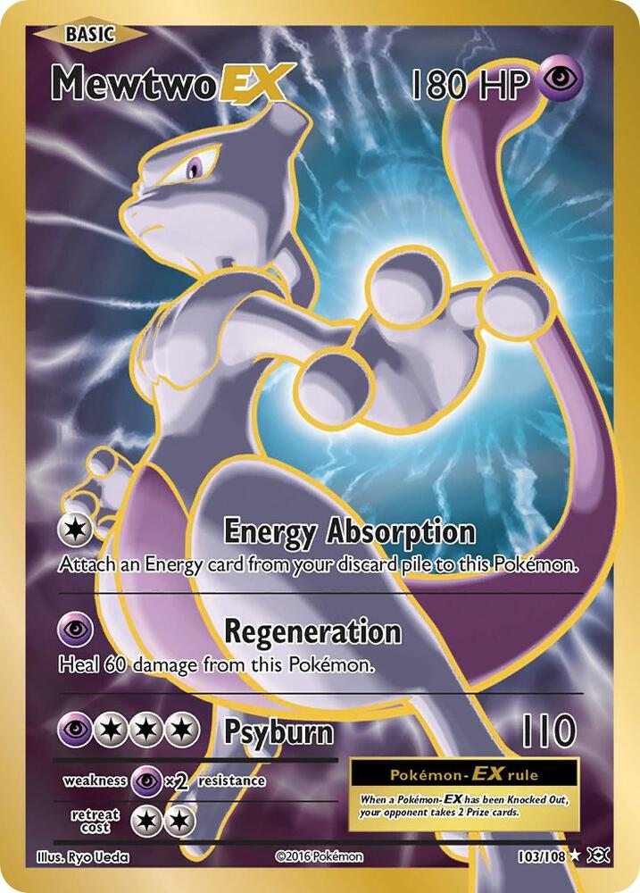 Pokemon Mewtwo EX 103/108 Evolutions