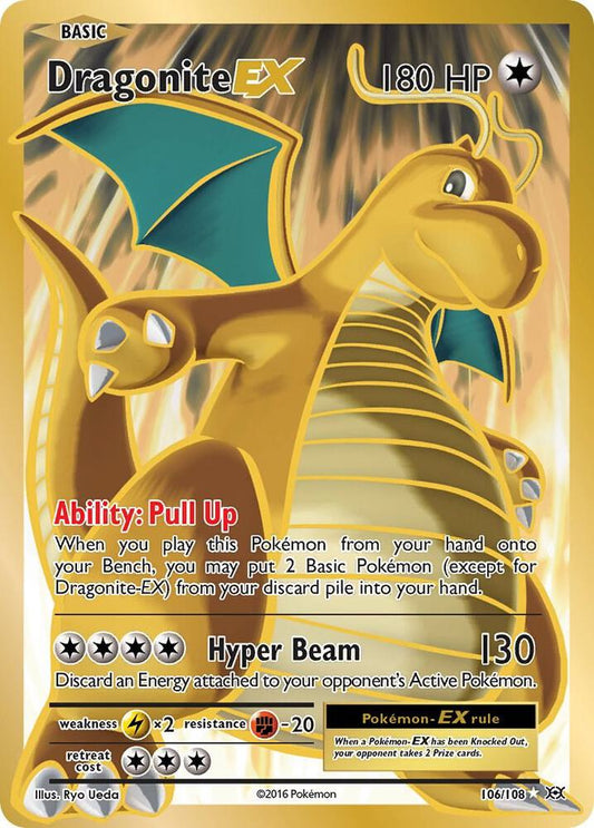Pokemon Dragonite EX 106/108 Evolutions