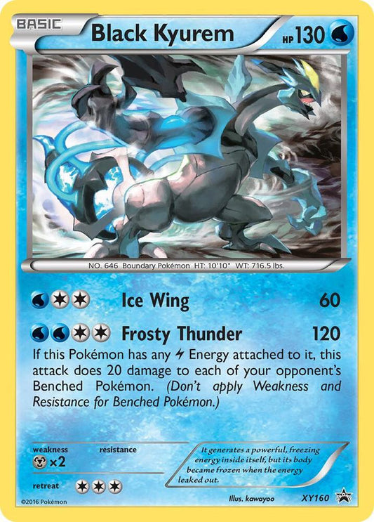Pokemon Black Kyurem XY160 XY Black Star Promos