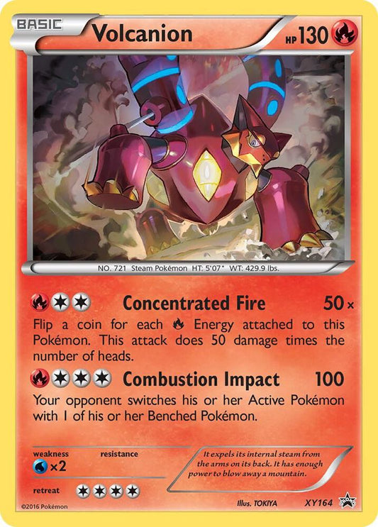 Pokemon Volcanion XY164 XY Black Star Promos