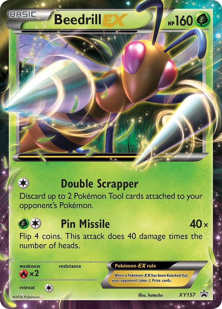 Pokemon Beedrill EX XY157 XY Black Star Promos