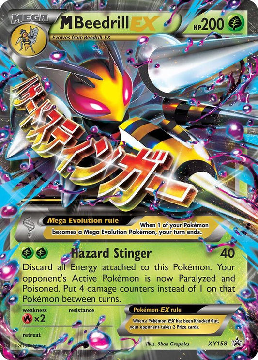 Pokemon M Beedrill EX XY158 XY Black Star Promos