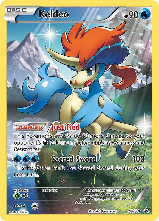 Pokemon Keldeo XY118 XY Black Star Promos