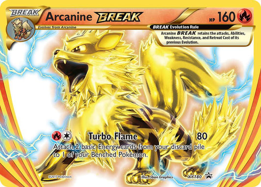 Pokemon Arcanine BREAK XY180 XY Black Star Promos