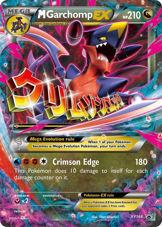 Pokemon M Garchomp EX XY168 XY Black Star Promos