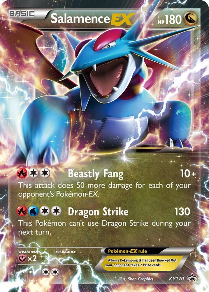 Pokemon Salamence EX XY170 XY Black Star Promos